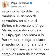 Mensajes del Papa Francisco 