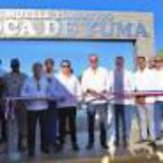 Gobierno inaugura muelle turístico y de pescadores Boca de Yuma