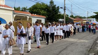 Con diversas actividades católicos de San Juan de la Maguana celebraron Corpus Christi