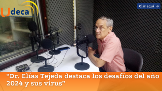 “Dr. Elías Tejeda destaca desafíos del año 2024 y sus virus”