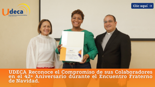 UDECA Reconoce el Compromiso de sus Colaboradores en el 42º Aniversario durante el Encuentro Fraterno de Navidad.