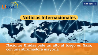 Naciones Unidas pide un alto al fuego en Gaza, con una abrumadora mayoría.