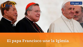 El papa Francisco une la Iglesia