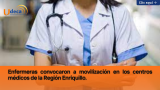 Enfermeras convocaron a movilización en los centros médicos de la Región Enriquillo.