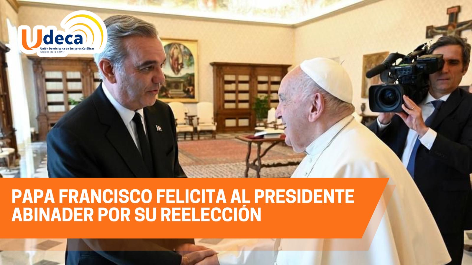 Papa Francisco Felicita al presidente Abinader por su reelección